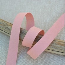 Plain bias tape 20 mm - Faded pink 247